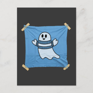 Halloween Lazy Taped Costume  Postcard