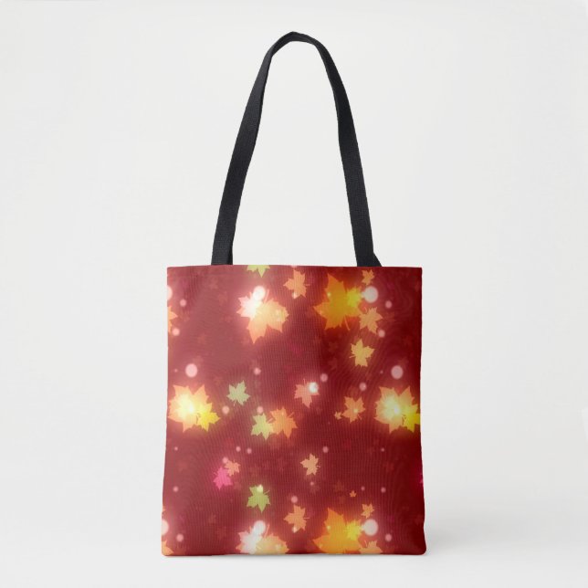 Halloween Leaves Autumn Tote Bag (Front)