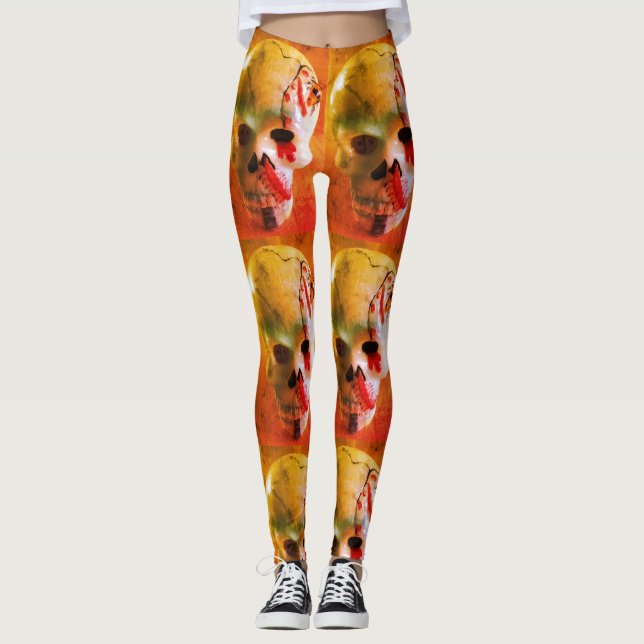 Halloween Leggings by dalDesignNZ  (Front)