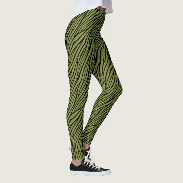 Halloween Leggings Halloween Alien Stretchy Pants (Right)