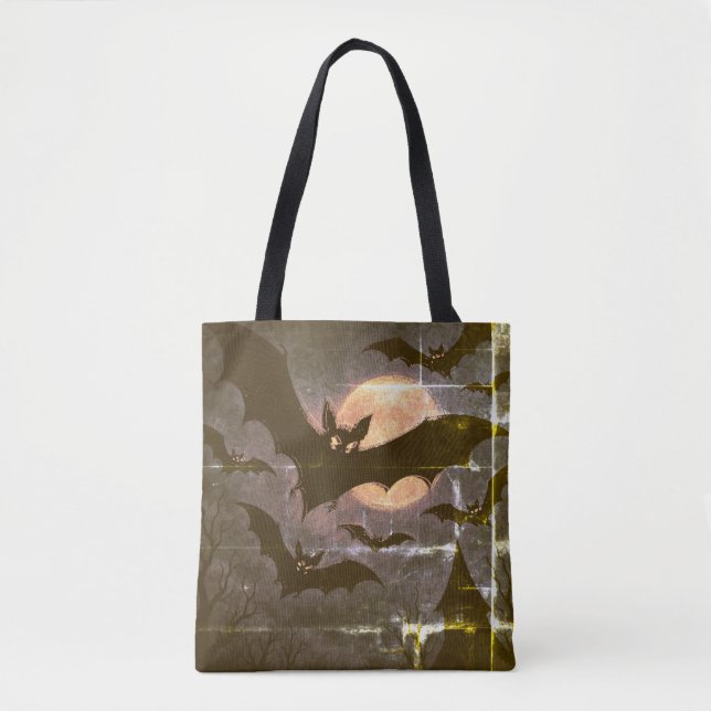 Halloween leggings tote bag (Front)