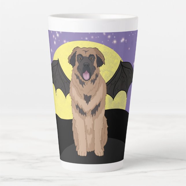 Halloween Leonberger  Latte Mug (Front)