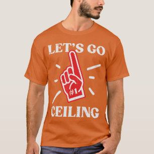 Halloween Lets Go Ceiling Fan Funny Costume Humour T-Shirt