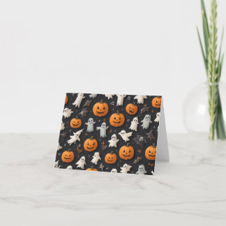Halloween letters thank you card