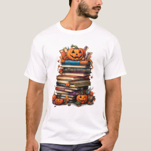 Halloween Librarian Book Lover T-Shirt