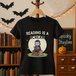 Halloween Librarian Reading Is A Scream  T-Shirt