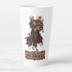 Halloween Library Overdue and Underground Latte Mug