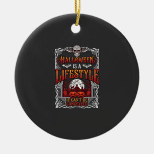 Halloween Lifestyle Bat Skull Graveyard Pumpkins F Ceramic Tree Decoration