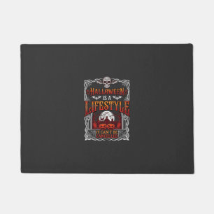 Halloween Lifestyle Bat Skull Graveyard Pumpkins F Doormat