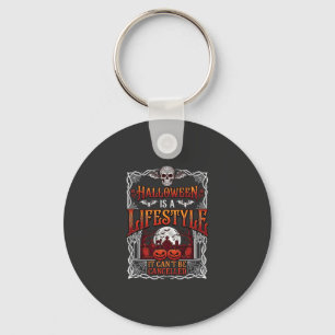 Halloween Lifestyle Bat Skull Graveyard Pumpkins F Key Ring