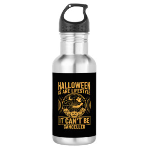 Halloween Lifestyle Bat Spider Web Design_1 532 Ml Water Bottle