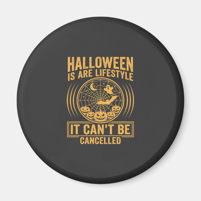 Halloween Lifestyle Bat Spider Web Design_1 Magnet (Front)
