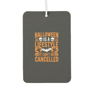 Halloween Lifestyle Spooky Bat Pumpkin Design Car Air Freshener