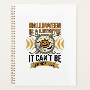 Halloween Lifestyle Vintage Pumpkin Typography Des Planner