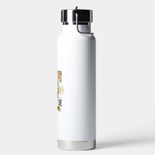 Halloween Lifestyle Vintage Pumpkin Typography Des Water Bottle