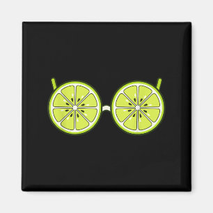 Halloween Lime Gles Citrus Sungles Spooky Costume Magnet