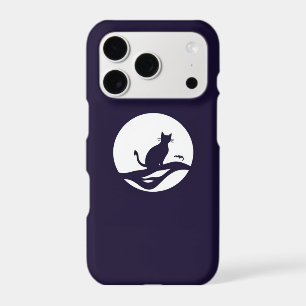 Halloween Line Art Phone Case - Purple & Black