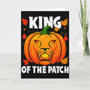 Halloween Lion Pumpkin King Of The Patch Costume M Card