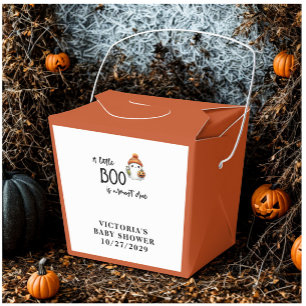 Halloween Little Boo Baby Shower Favour Box