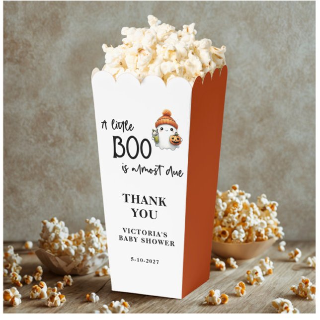 Halloween Little Boo Baby Shower Favour Box (Creator Uploaded)