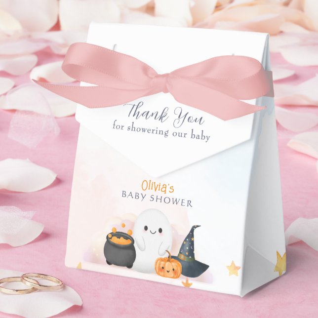 Halloween Little Boo Baby Shower  Favour Box (Wedding)