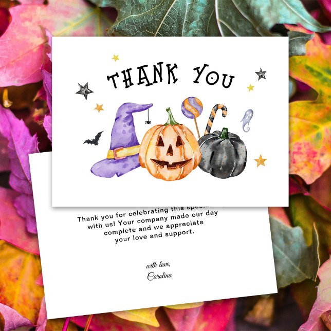 Halloween Little Boo Thank You Card (Creator Uploaded)