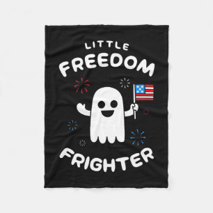 Halloween Little Freedom Frighter Fleece Blanket