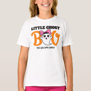 Halloween Little Ghost Boo Boy Family Matching T-Shirt