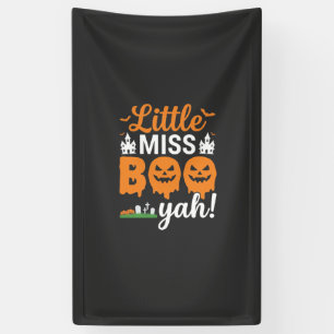 Halloween Little Miss Boo Yah Pumpkin Design_1 Banner