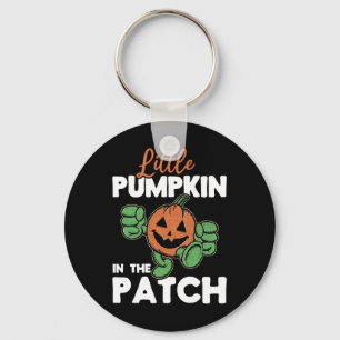 Halloween Little Pumpkin In The Patch I Halloween  Key Ring