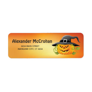 Halloween Little Pumpkin Return Address