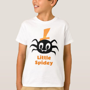 Halloween Little Spidey Kids Tshirt