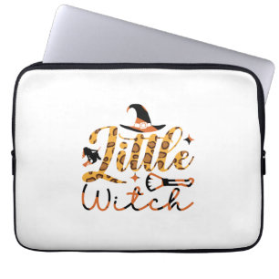 Halloween Little Witch Birthday Laptop Sleeve