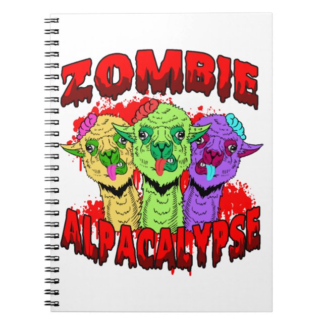 Halloween Llama Alpaca Funny Lama Glama Cool Gift  Notebook (Front)