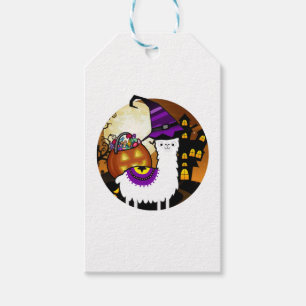 Halloween Llama Alpaca Funny Lama Glama Cool Gift Tags