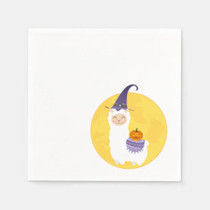 Halloween Llama Party Napkin