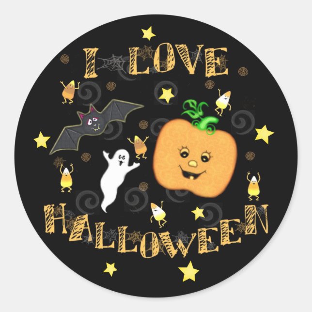 Halloween Love Stickers (Front)