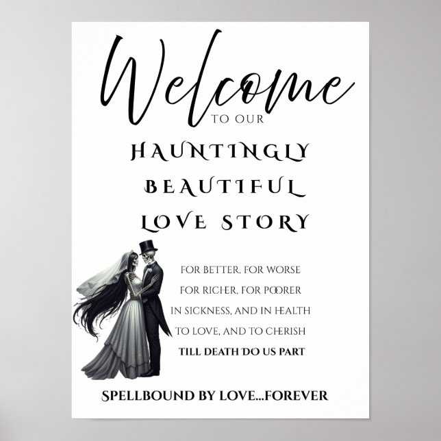 Halloween Love Story Poster (Front)