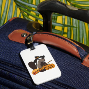 Halloween luggage tag