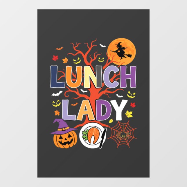 Halloween Lunch Lady Witch Kitchen Vector (Sheet)