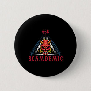 Halloween Mad Scientist Evil Genius 6 Cm Round Badge