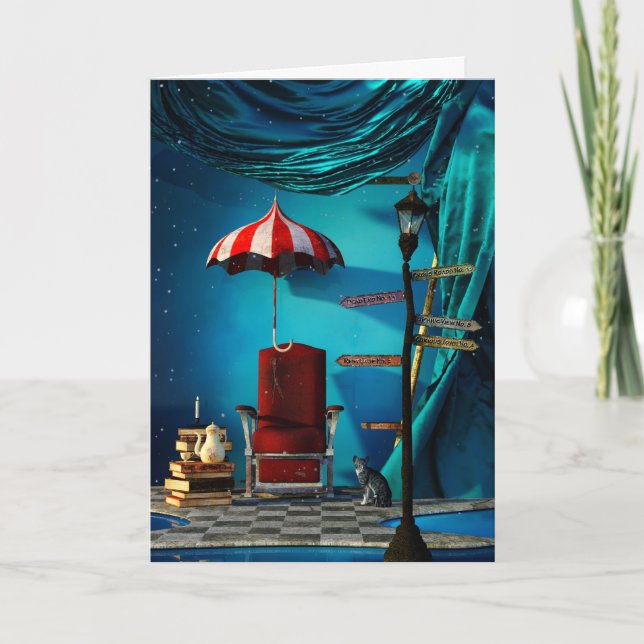 Halloween Magic Land Holiday Card (Front)