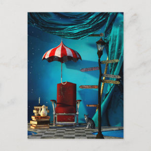 Halloween Magic Land Holiday Postcard