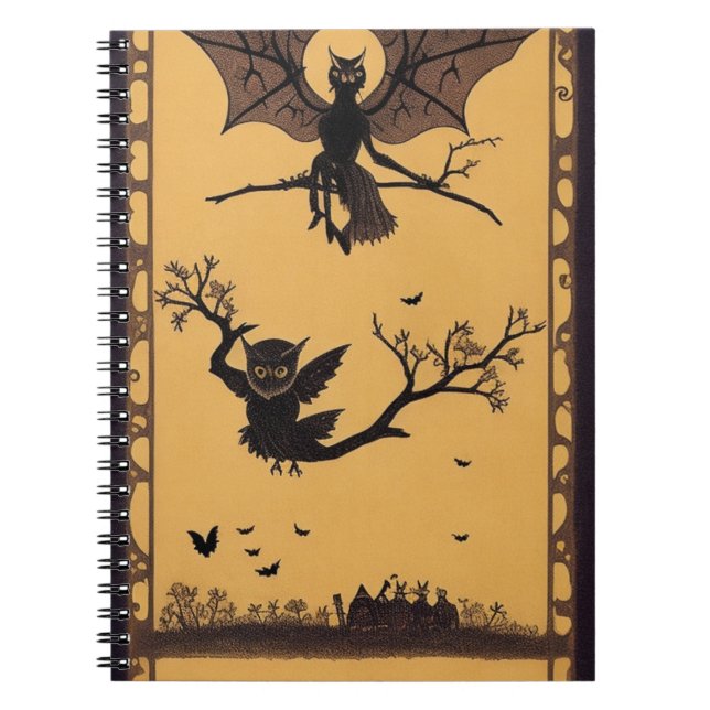 Halloween Magic Samhain-Inspired Notebook (Front)