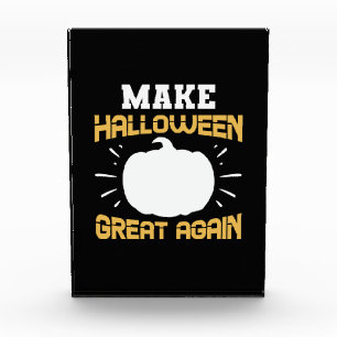 Halloween Make Halloween Great Again Birthday Photo Block