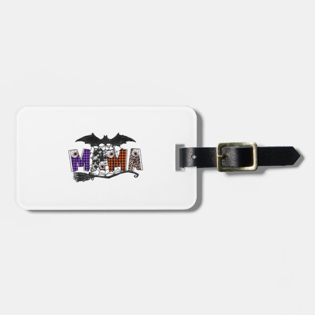 Halloween Mama Luggage Tag (Front Horizontal)