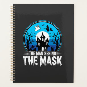 Halloween Man Behind the Mask Haunted House Planner