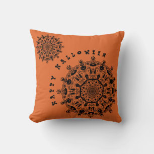 Halloween Mandala Cushion
