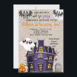 Halloween mansion not so scary birthday invite. invitation<br><div class="desc">Halloween mansion not so scary birthday invitation.
Halloween birthday invite.
Size 5x7.
For custom orders please contact me.
Thank you!</div>