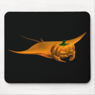Halloween Manta Ray Mouse Pad